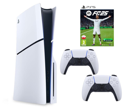 Konsola PS5 Sony PlayStation 5 Slim+ DualSense White + EA SPORTS FC 25
